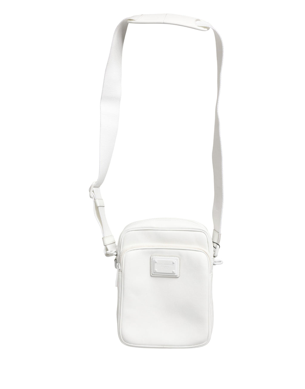 Dolce & Gabbana White Logo Plaque Crossbody Shoulder Borse Men Bag Dolce & Gabbana