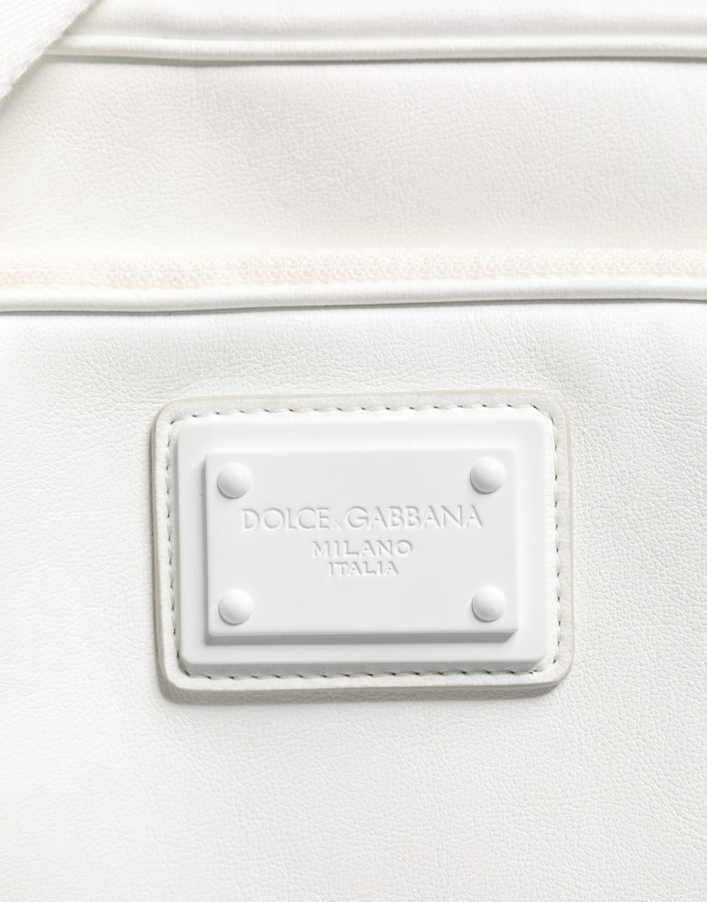 Dolce & Gabbana White Logo Plaque Crossbody Shoulder Borse Men Bag Dolce & Gabbana