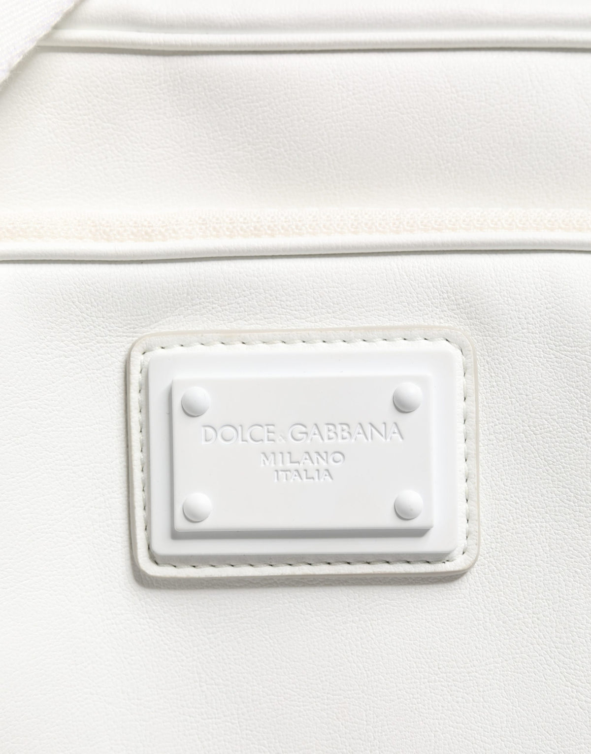 Dolce & Gabbana White Logo Plaque Crossbody Shoulder Borse Men Bag Dolce & Gabbana