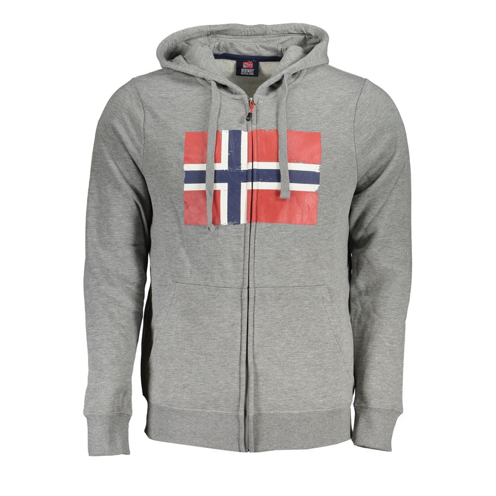 Norway 1963 Gray Cotton Men's Sweatshirt Norway 1963