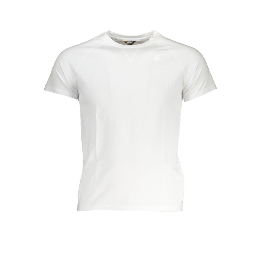 K-WAY White Cotton Men's T-Shirt K-WAY