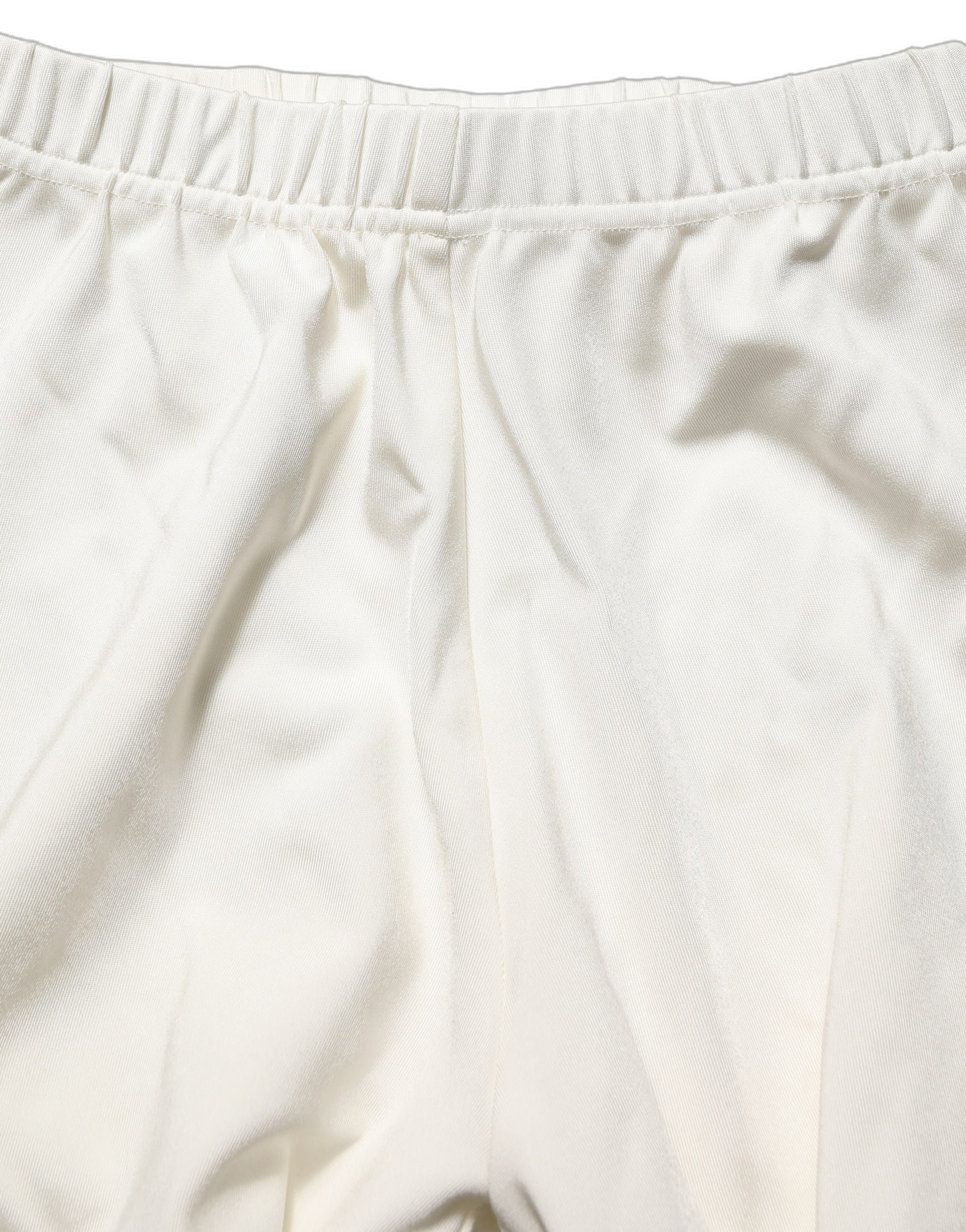 Dolce & Gabbana White High Heels Pumps Jersey Tights Shoes Dolce & Gabbana