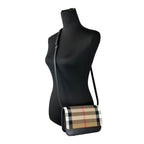 Burberry Small Leather Madison Crossbody Check Bag Burberry