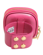 Dolce & Gabbana Pink Calf Leather DG Logo MULTIFUNCTIONAL KIT Borse Bag