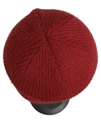 Vans Women Bordeaux Wool Knitted Winter Beanie Capello Hat