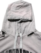 Dolce & Gabbana Gray Graphic Hooded Sweatshirt Men Sweater