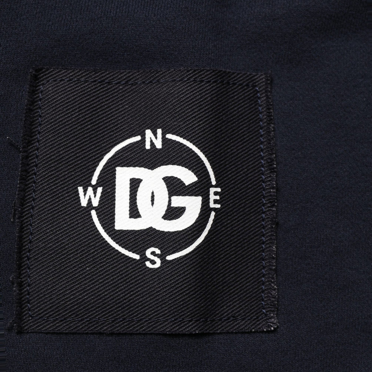 Dolce & Gabbana Dark Blue Logo Cotton Sweatshirt Sweater