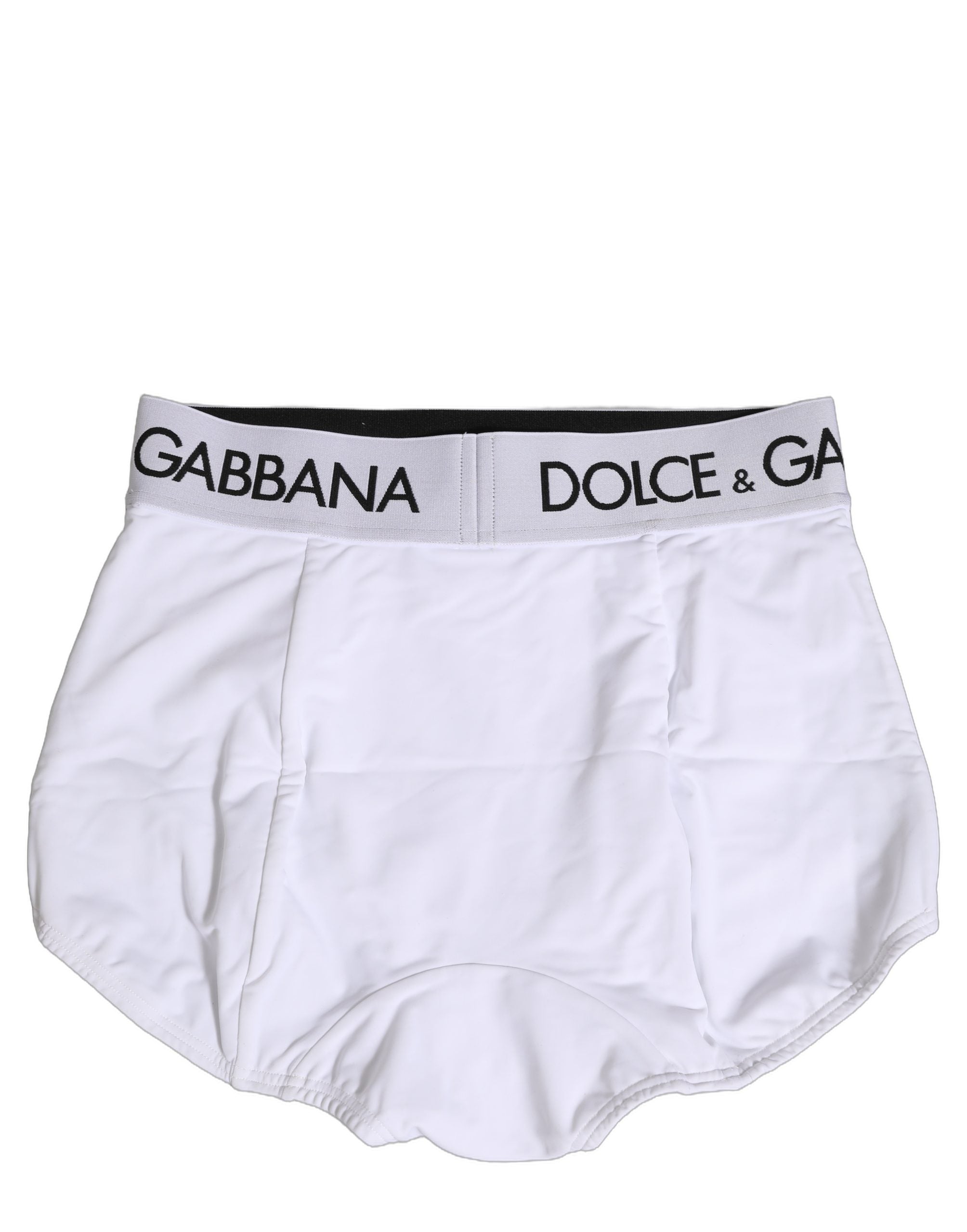 Dolce & Gabbana White Logo Waistband Coulotte Panty Underwear Dolce & Gabbana