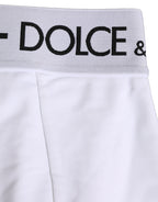 Dolce & Gabbana White Logo Waistband Coulotte Panty Underwear Dolce & Gabbana