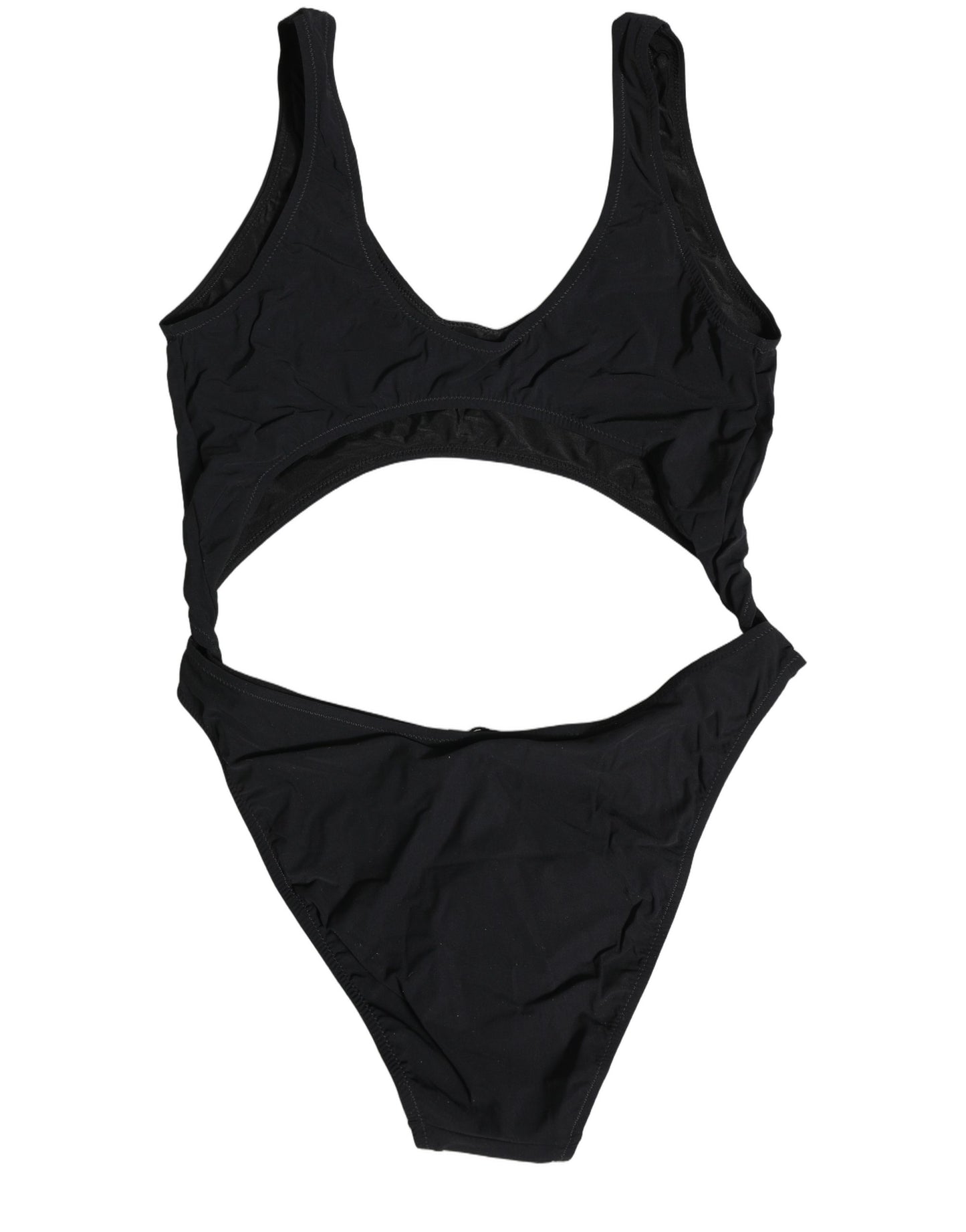 Dolce & Gabbana Black Cutout Logo One Piece Swimsuit Swimwear Dolce & Gabbana