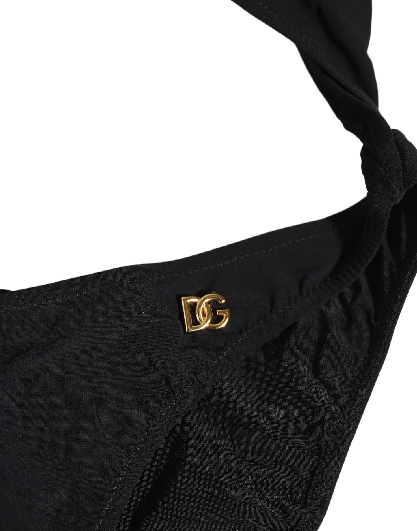 Dolce & Gabbana Black Cutout Logo One Piece Swimsuit Swimwear Dolce & Gabbana