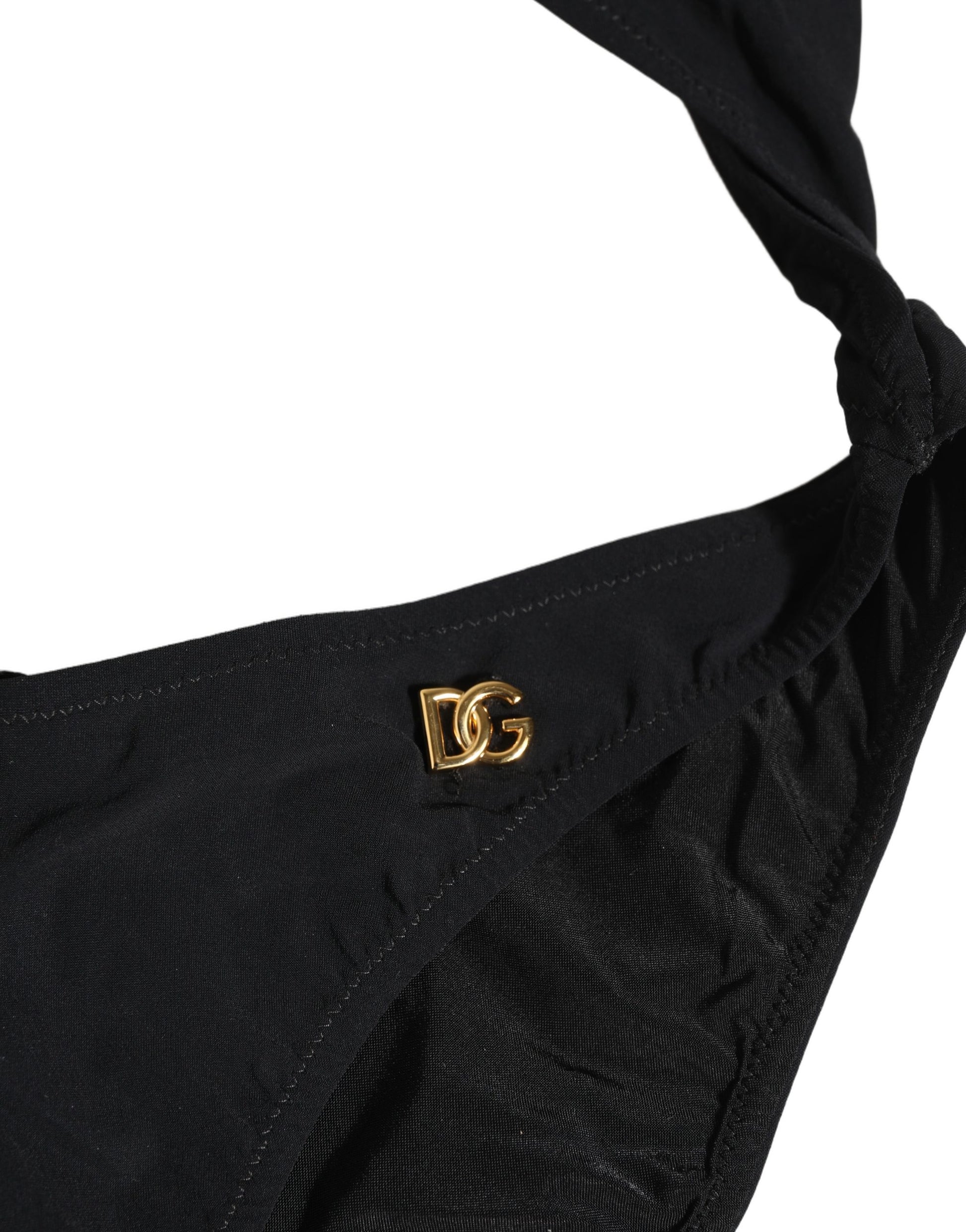 Dolce & Gabbana Black Cutout Logo One Piece Swimsuit Swimwear Dolce & Gabbana