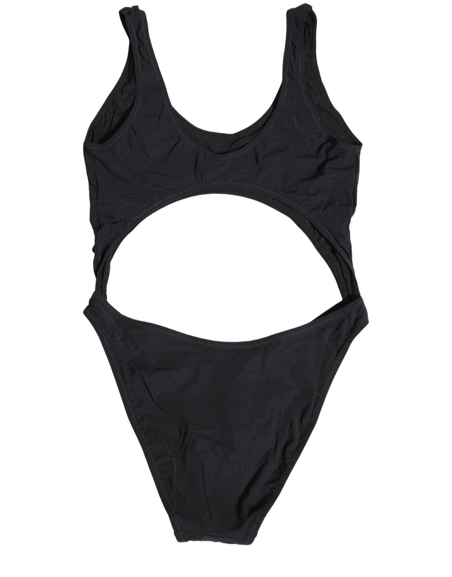 Dolce & Gabbana Black Cutout Logo One Piece Swimsuit Swimwear Dolce & Gabbana