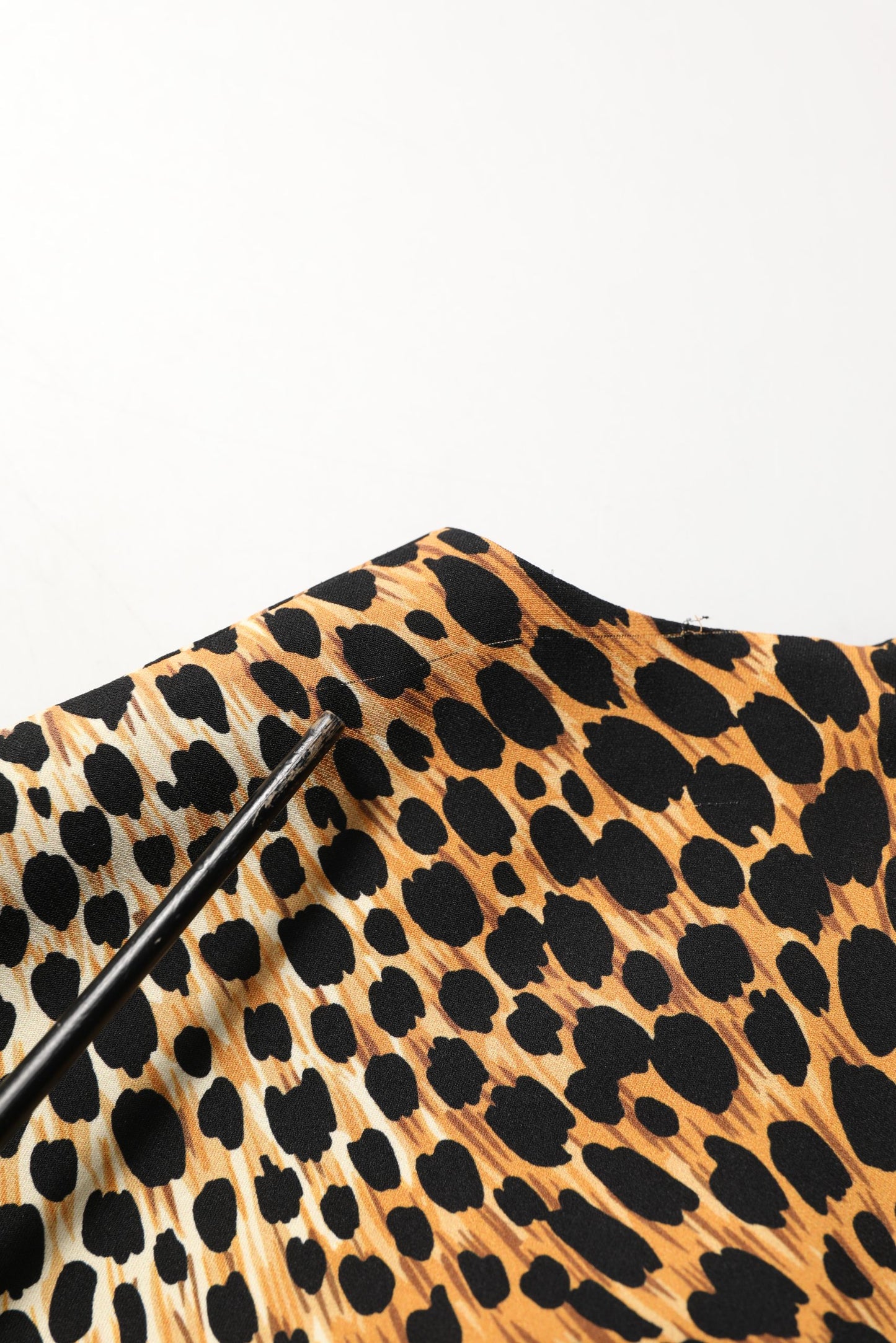 Dolce & Gabbana Brown Leopard Print Silk Sheath Midi Dress Dolce & Gabbana
