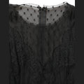Dolce & Gabbana Black Lace Trim Sleeveless A-line Mini Dress