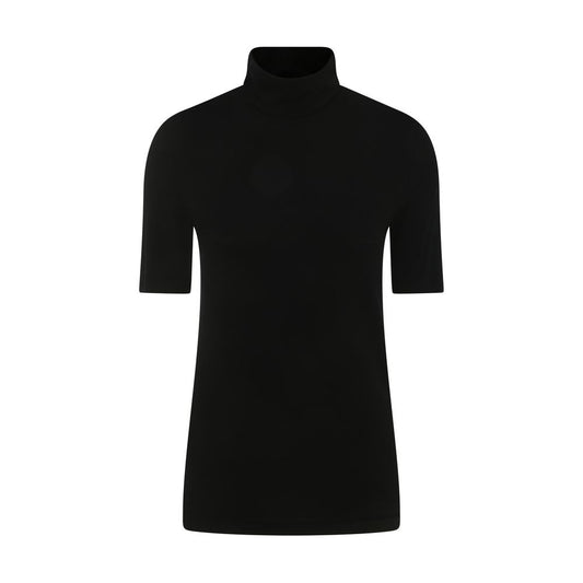 Wolford Black Synthetic T-Shirt Wolford