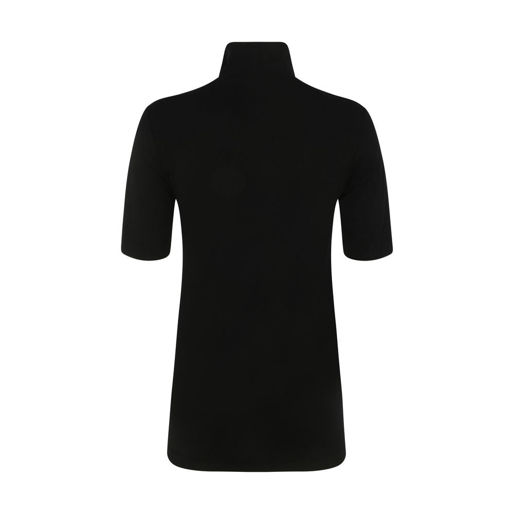 Wolford Black Synthetic T-Shirt Wolford