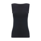 Wolford Black Modal Sleeveles T-Shirt Wolford