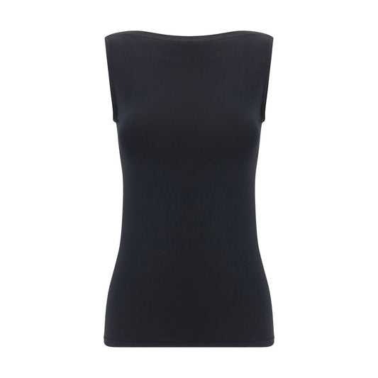 Wolford Black Modal Sleeveles T-Shirt Wolford