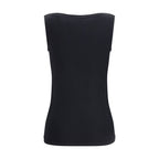 Wolford Black Modal Sleeveles T-Shirt Wolford