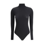 Wolford Black Cotton Bodysuit Wolford