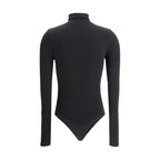 Wolford Black Cotton Bodysuit Wolford
