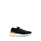 Brunello Cucinelli Black Cotton Athletic Sneakers