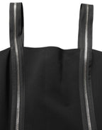 Dolce & Gabbana Black Sleeveless Front Zipper Midi Dress