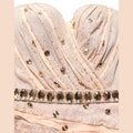 Dolce & Gabbana Nude Embellished Strapless Evening Gown Dress