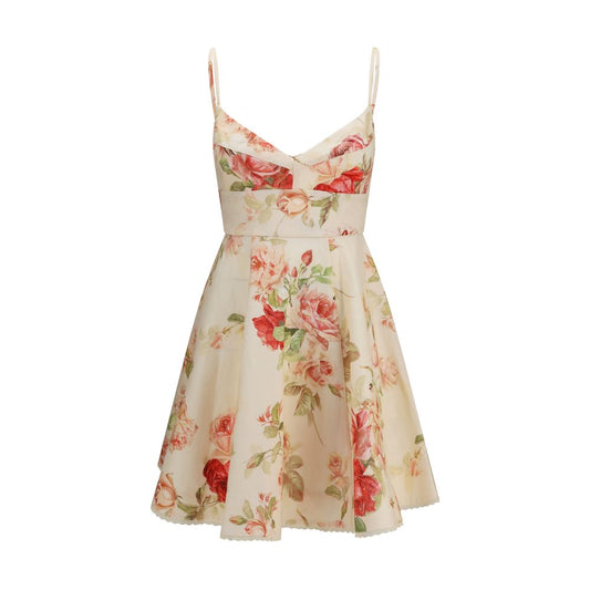 Zimmermann Beige Linen Casual Dress Zimmermann