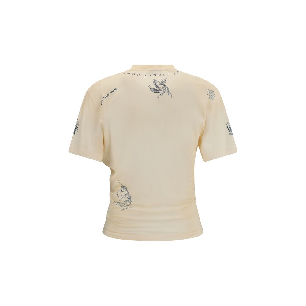 Balenciaga Beige Cotton T-Shirt Balenciaga