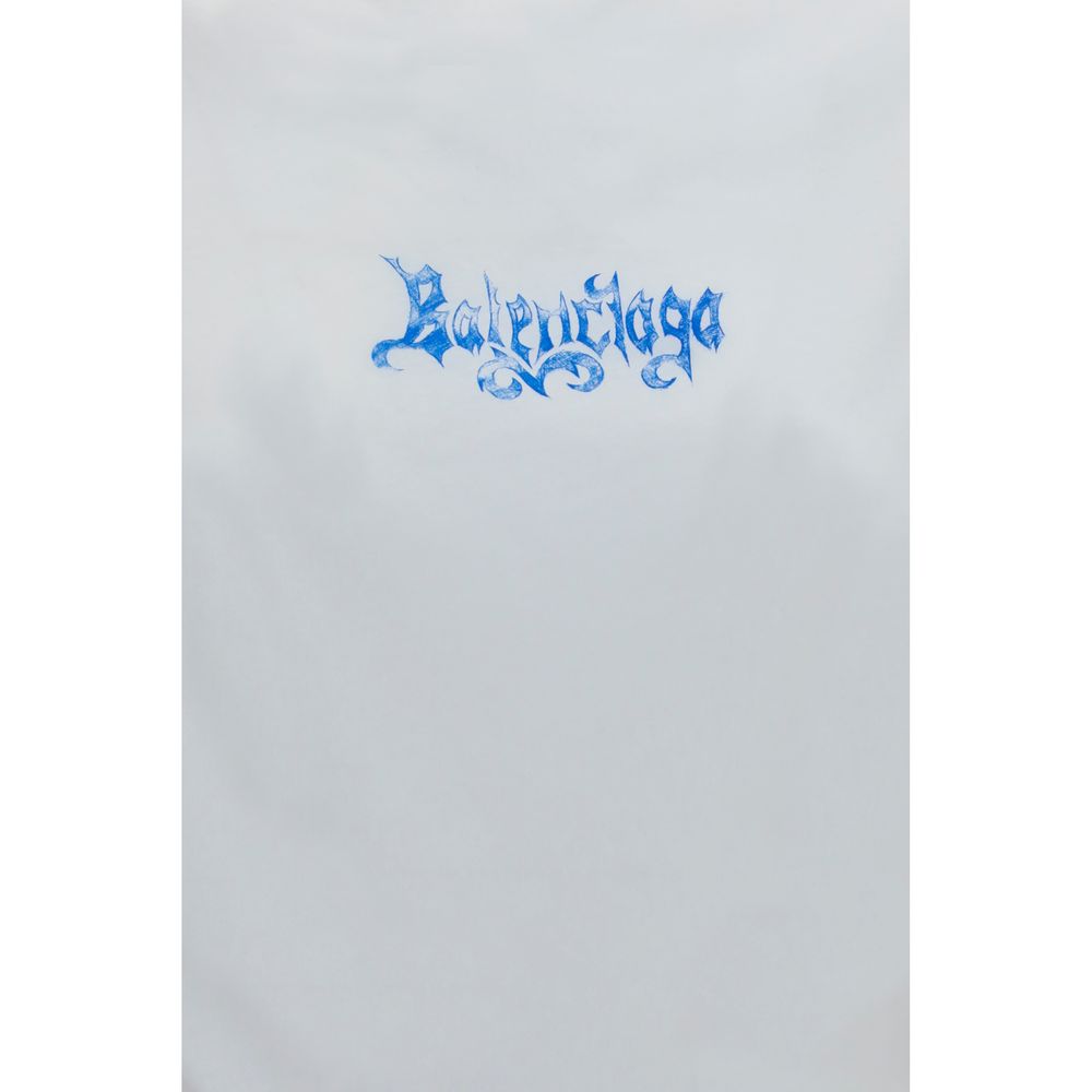 Balenciaga White Cotton T-Shirt Balenciaga