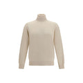 Brunello Cucinelli Beige Cashmere Turtleneck Brunello Cucinelli