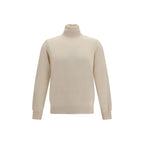 Brunello Cucinelli Beige Cashmere Turtleneck Brunello Cucinelli