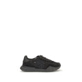 Dolce & Gabbana Black Calf Leather Bos Taurus Chunky Sneakers Dolce & Gabbana