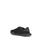 Dolce & Gabbana Black Calf Leather Bos Taurus Chunky Sneakers Dolce & Gabbana