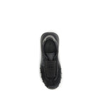 Dolce & Gabbana Black Calf Leather Bos Taurus Chunky Sneakers Dolce & Gabbana