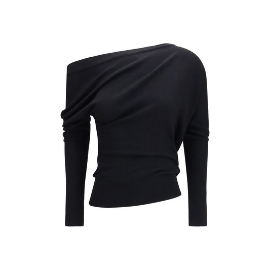Tom Ford Black Wool Oves Aries Sweatshirt Tom Ford