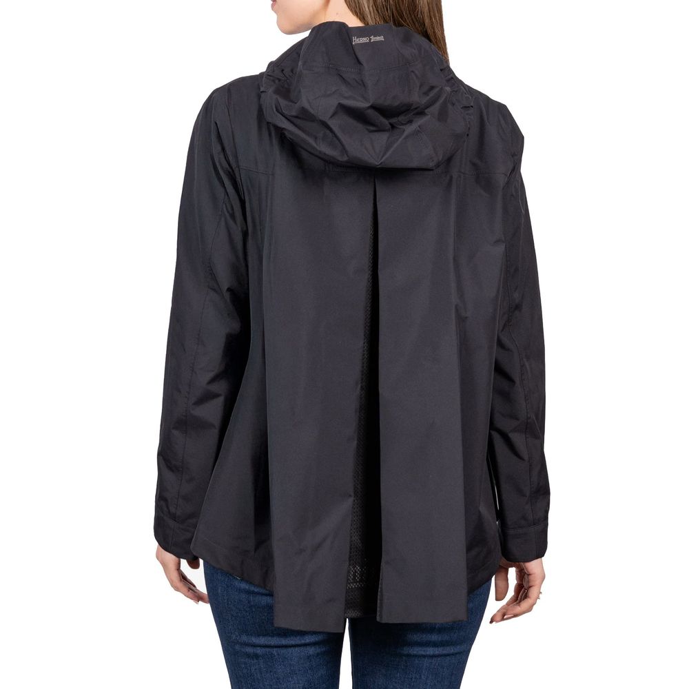 Herno Black Polyester Shell Jacket