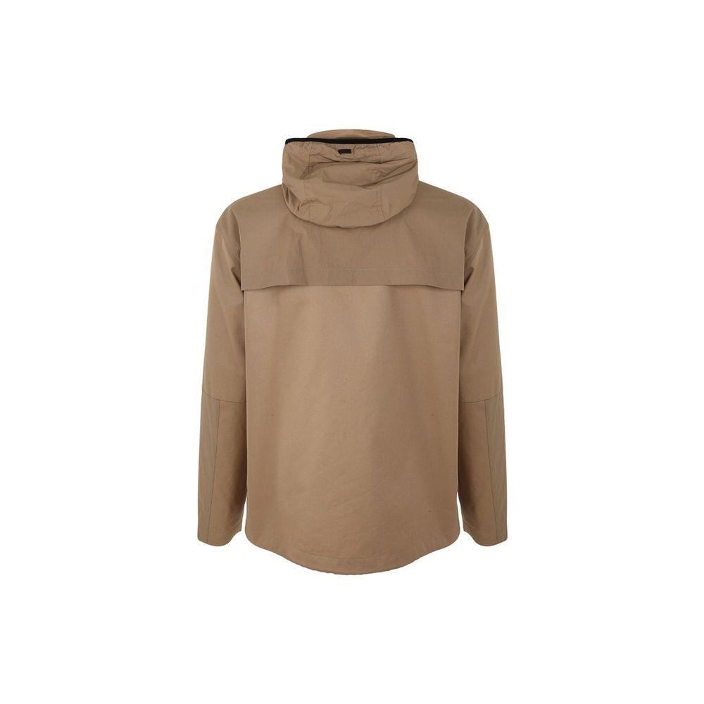 Herno Brown Cotton Shell Jacket