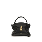 Balmain Black Calf Leather Bos Taurus Handbag