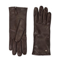 Max Mara Brown Leather Gloves Max Mara