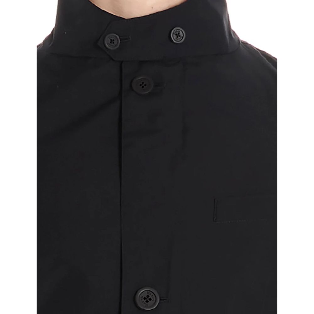 Herno Black Polyester Full-Length Jacket