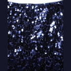 Dolce & Gabbana Blue Sequin High Waist PencilCut Midi Skirt Dolce & Gabbana