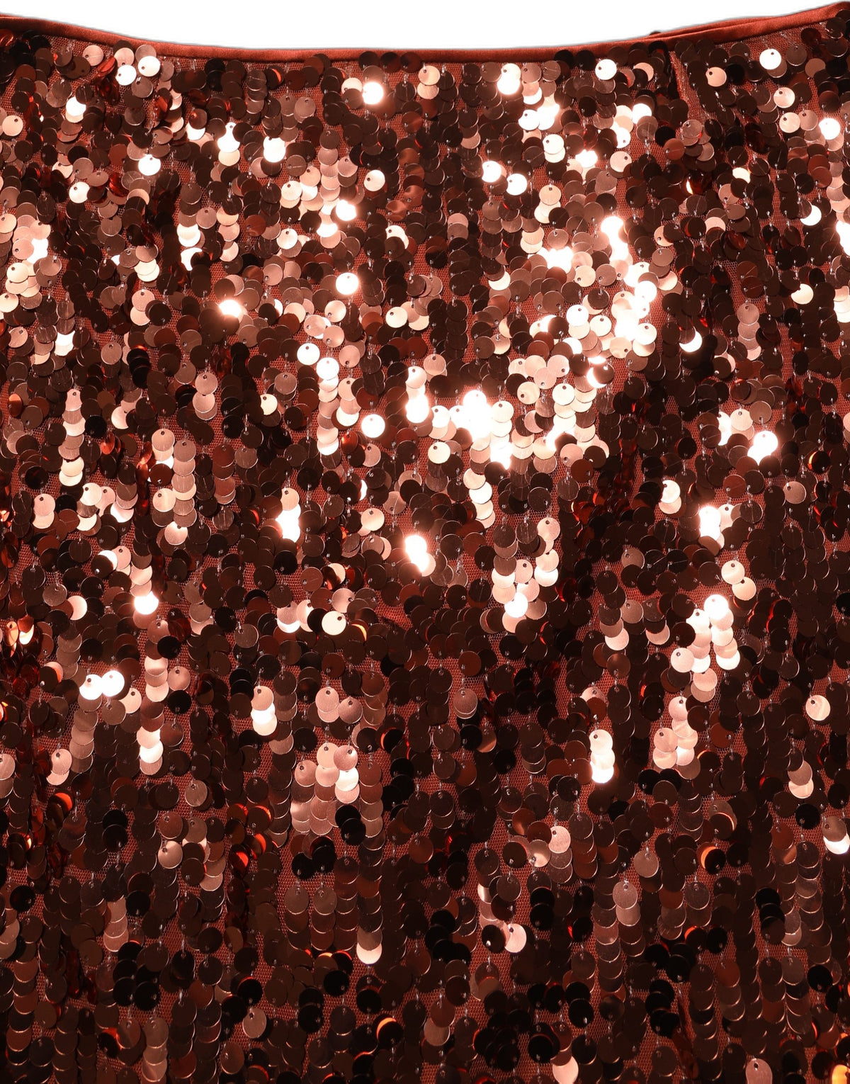Dolce & Gabbana Bronze Sequin HighWaist PencilCut Midi Skirt Dolce & Gabbana