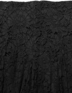 Dolce & Gabbana Black Floral Cut Out Lace A-line Mini Skirt Dolce & Gabbana