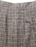 Dolce & Gabbana Brown Tweed High Waist A-line Mini Skirt Dolce & Gabbana