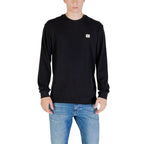 Calvin Klein Jeans Black Cotton Long Sleeve T-Shirt Calvin Klein Jeans