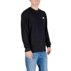 Calvin Klein Jeans Black Cotton Long Sleeve T-Shirt Calvin Klein Jeans