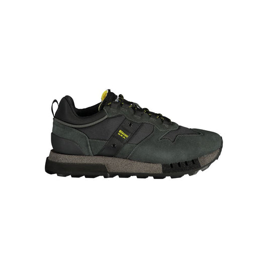Blauer Black Polyethylene Men Sneaker Blauer